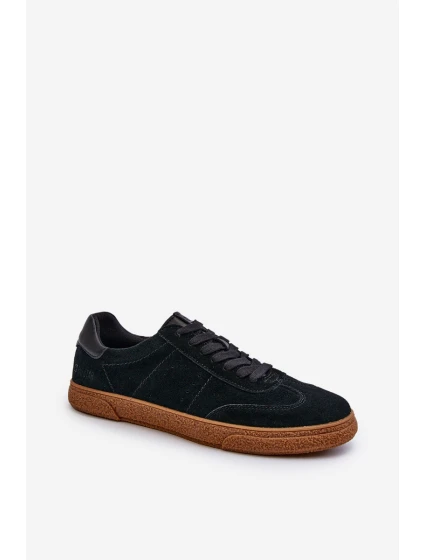 Nízké pánské tenisky z ekologické kůže Big Star model 21654635 černé - Big Star Shoes