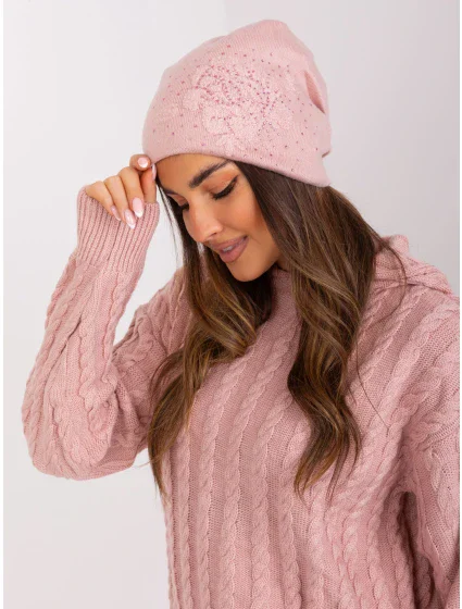 Czapka AT CZ model 19001801 jasny różowy - FPrice Czapka AT CZ model 19001801 jasny różowy - FPrice