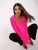 Dámský svetr LC SW 803 fluo růžový