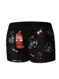 Boxerky gumové model 18012973 černé - Cornette