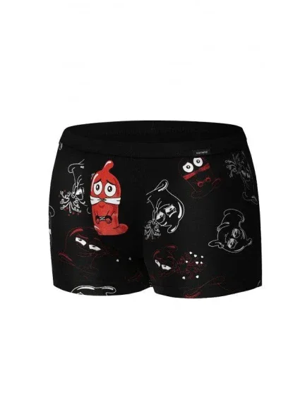 Boxerky gumové model 18012973 černé - Cornette Boxerky gumové model 18012973 černé - Cornette