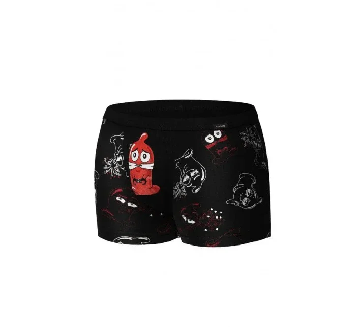 Boxerky gumové model 18012973 černé - Cornette Boxerky gumové model 18012973 černé - Cornette