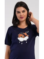 Dámská noční košile mateřská Méďa na obláčku