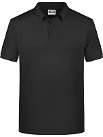Pánské piqué polo z bio bavlny 02. black model 22437772 - Daiber Pánské piqué polo z bio bavlny 02. black model 22437772 - Daiber