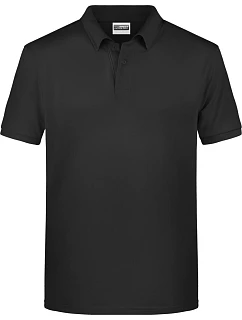 Daiber 8010 Pánské piqué polo z bio bavlny 02.8010 black