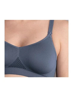 Seamless podprsenka na kojení moldovaná 5096 sky grey - Anita Maternity