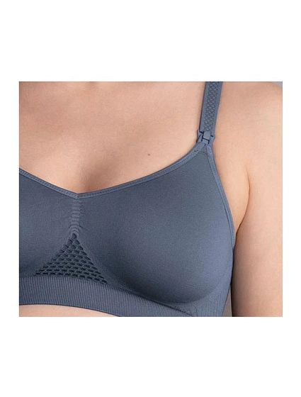 Seamless podprsenka na kojení moldovaná 5096 sky grey - Anita Maternity