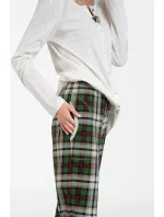 Italská móda Asama dlouhý rukáv barva:ecru/print