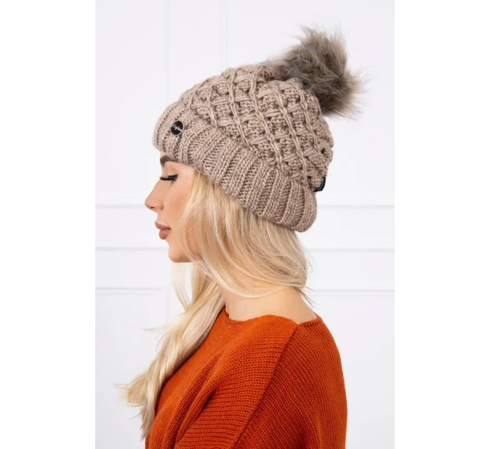 Čepice K165 tmavě béžová Čepice K165 tmavě béžová