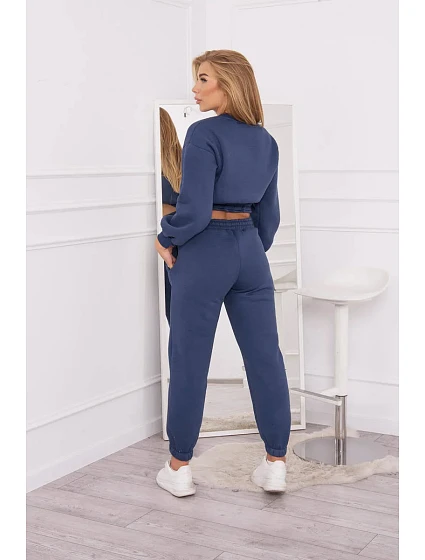 Zateplená souprava s krátkou model 18749044 mikinou - K-Fashion