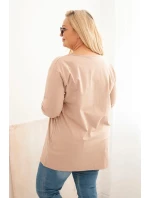 Dámská blůza Plus Size s lodičkovým výstřihem fango Dámská blůza Plus Size s lodičkovým výstřihem fango