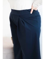 Dámské kalhoty Plus Size s širokými nohavicemi a model 21911616 - K-Fashion