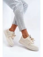 Dámské tenisky z ekokůže béžové Avanalis Dámské tenisky z ekokůže béžové Avanalis