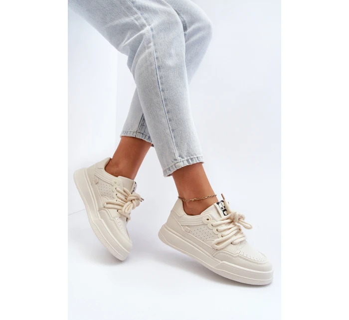 Dámské tenisky z ekokůže béžové Avanalis Dámské tenisky z ekokůže béžové Avanalis