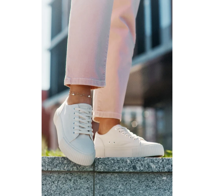 Dámské Textilní Tenisky Big Star model 21693225 Béžové - Big Star Shoes Dámské Textilní Tenisky Big Star model 21693225 Béžové - Big Star Shoes