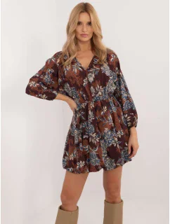 Šaty DHJ SK 19861 6.42 hnědá