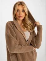 Dámský kabát MBM EN světle hnědá model 18140239 - FPrice Dámský kabát MBM EN světle hnědá model 18140239 - FPrice