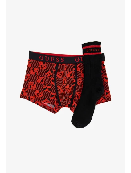 Pánský set boxerky a ponožky U0BG19JR003 - F225 - vícebarevná - Guess