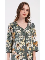 Dámské domácí šaty s tříčtvrtečním rukávem model 21154979 - Vienetta