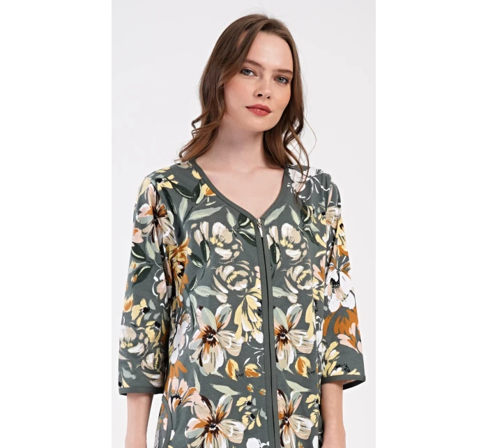 Dámské domácí šaty s tříčtvrtečním rukávem model 21154979 - Vienetta