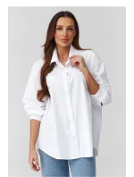 Košile s dlouhým rukávem model 224103 Makadamia Košile s dlouhým rukávem model 224103 Makadamia