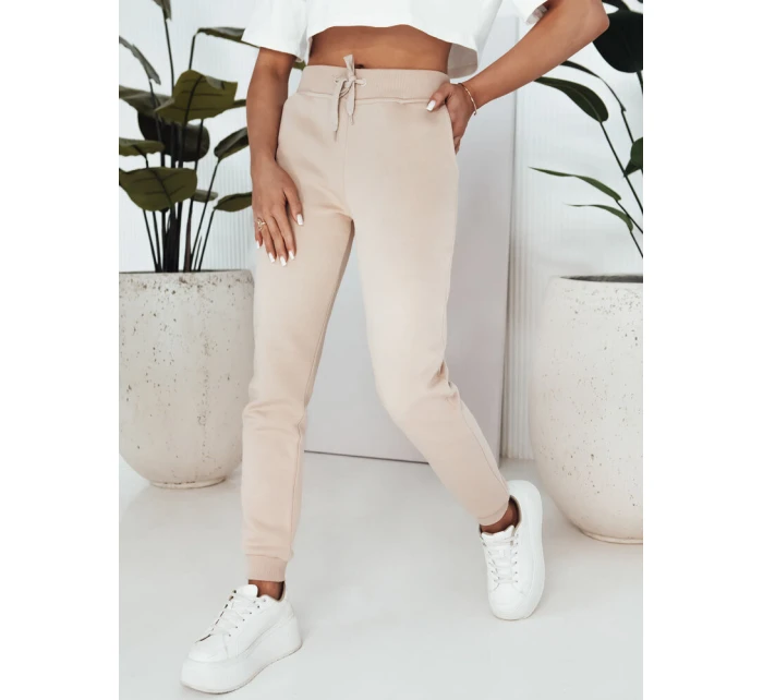 Dámské krémové tepláky VELARA FashionStreet UY2018 Dámské krémové tepláky VELARA FashionStreet UY2018