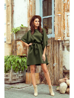 SOFIA Dámské šaty v khaki barvě model 15557600 - numoco