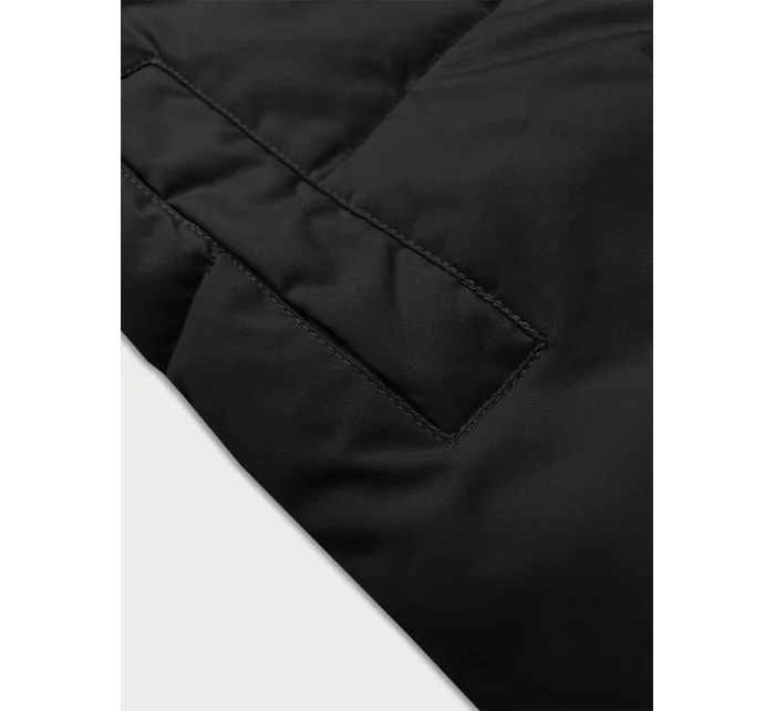 Černá oboustranná dámská vesta typu model 20722463 - J.STYLE Černá oboustranná dámská vesta typu model 20722463 - J.STYLE