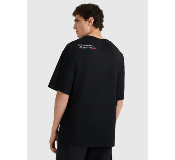 Pánské tričko oversize s potiskem model 21816916 - 4F Pánské tričko oversize s potiskem model 21816916 - 4F