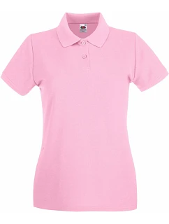 LadyFit Premium Polo Dámské piqué polo model 22442237 light pink - Fruit of the Loom