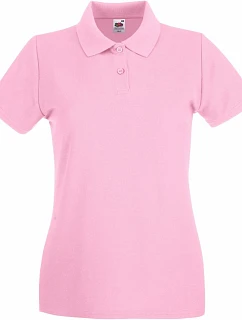 LadyFit Premium Polo Dámské piqué polo model 22442237 light pink - Fruit of the Loom