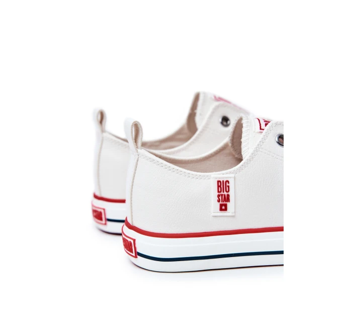 Pánské Kožené Tenisky BIG STAR model 21571786 Bílý - Big Star Shoes