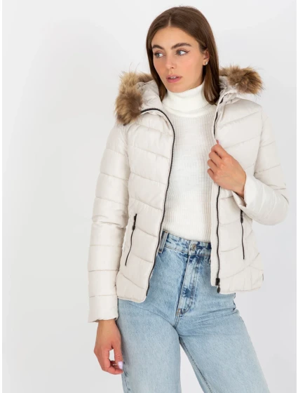 Dámská bunda NM KR P22 6627 18P bílá Dámská bunda NM KR P22 6627 18P bílá