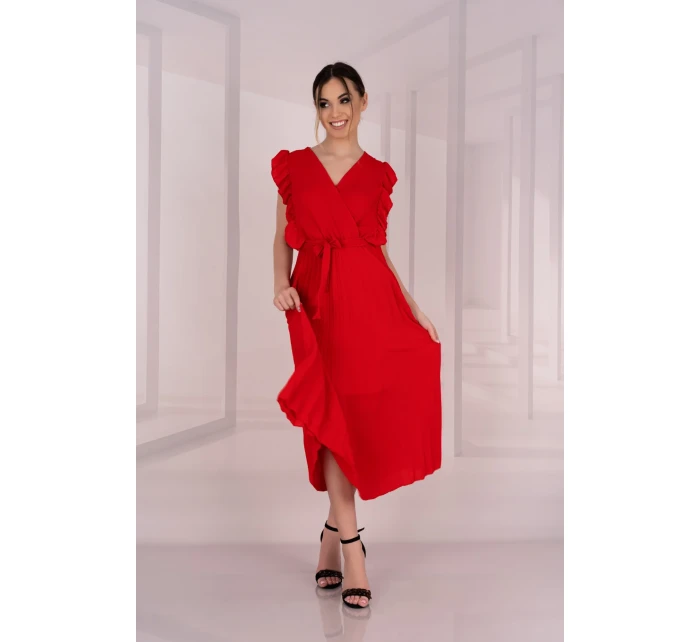 model 17571414 Červené šaty - Merribel model 17571414 Červené šaty - Merribel