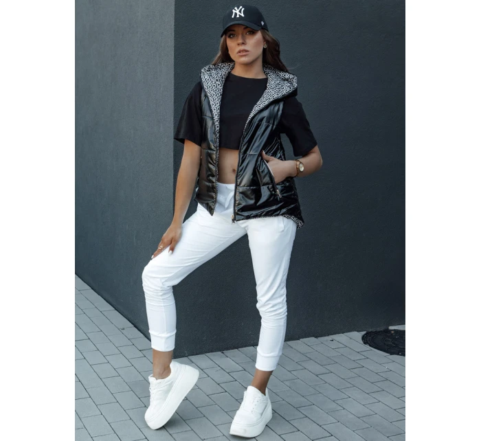 Dámská prošívaná vesta ICONVEST černá FashionStreet TY4432