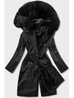 ZIMOWA KURTKA DAMSKA NA MISIU CZARNA model 21243984 - S'WEST