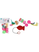 SADA 6 KUSŮ HRAČEK PRO KOČKY