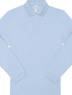 B&C My Polo 180 LSL Piqué polo s dlouhým rukávem 01.U425 blush blue