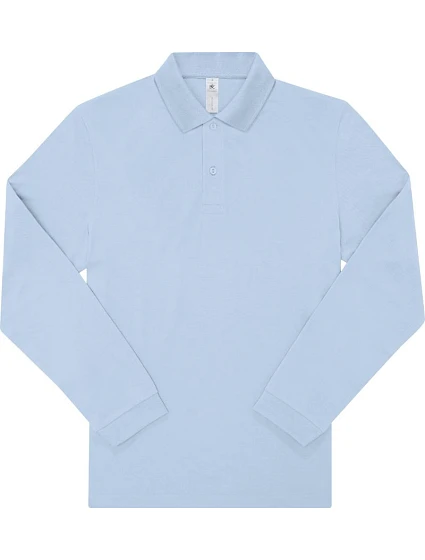 B&C My Polo 180 LSL Piqué polo s dlouhým rukávem 01.U425 blush blue B&C My Polo 180 LSL Piqué polo s dlouhým rukávem 01.U425 blush blue