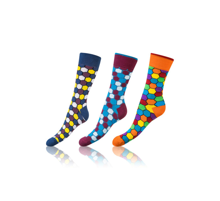 Bellinda Crazy Socks BE491004-307 3-pack kolor:karo