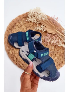 Dětské sandály Na suchý zip Big Star NN374236 modré