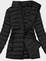 Lehká černá dámská prošívaná bunda (20311-392)