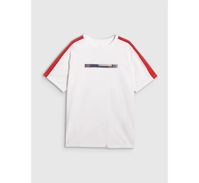 Pánské tričko oversize s potiskem model 21816881 - 4F Pánské tričko oversize s potiskem model 21816881 - 4F