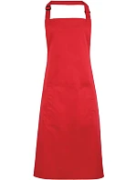 Premier PR 154 Zástěra s laclem a kapsou na břiše "Colours" 39.0154 strawberry red Premier PR 154 Zástěra s laclem a kapsou na břiše "Colours" 39.0154 strawberry red