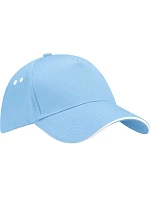 Beechfield B 15C 5 panelová sandwich kšiltovka 53.015C sky blue/white Beechfield B 15C 5 panelová sandwich kšiltovka 53.015C sky blue/white