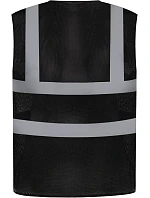 Yoko HVW 120 Hi-Vis síťovaná bezpečnostní vesta 79.W120 black Yoko HVW 120 Hi-Vis síťovaná bezpečnostní vesta 79.W120 black