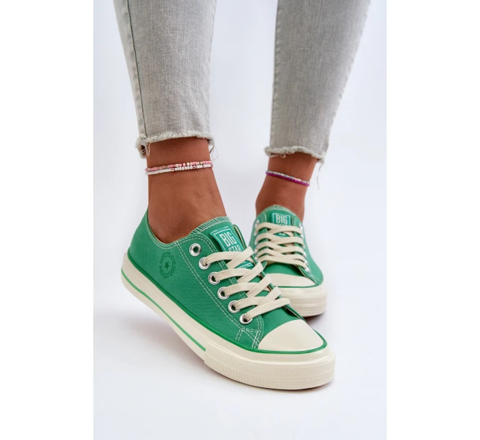 Dámské tenisky Big Star model 21654802 Zelené - Big Star Shoes Dámské tenisky Big Star model 21654802 Zelené - Big Star Shoes