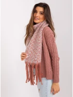 Szalik AT SZ model 20742433 ciemny pomarańczowy - FPrice Szalik AT SZ model 20742433 ciemny pomarańczowy - FPrice