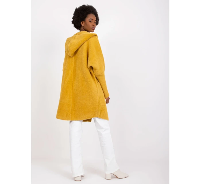 Dámský kabát  MBM  PL 1518.95P tmavě žlutý