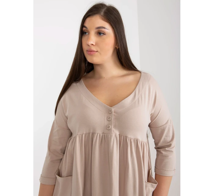 RV šaty SK 8529.37P béžová